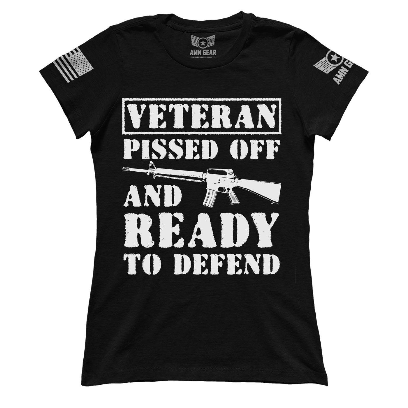 Veteran Pissed Off Ladies Tee