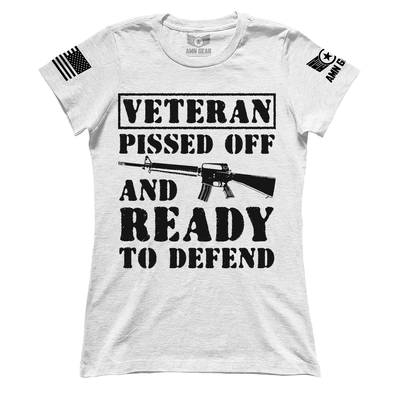 Veteran Pissed Off Ladies Tee