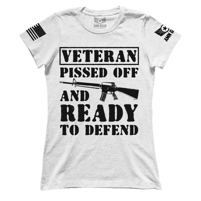 Veteran Pissed Off Ladies Tee