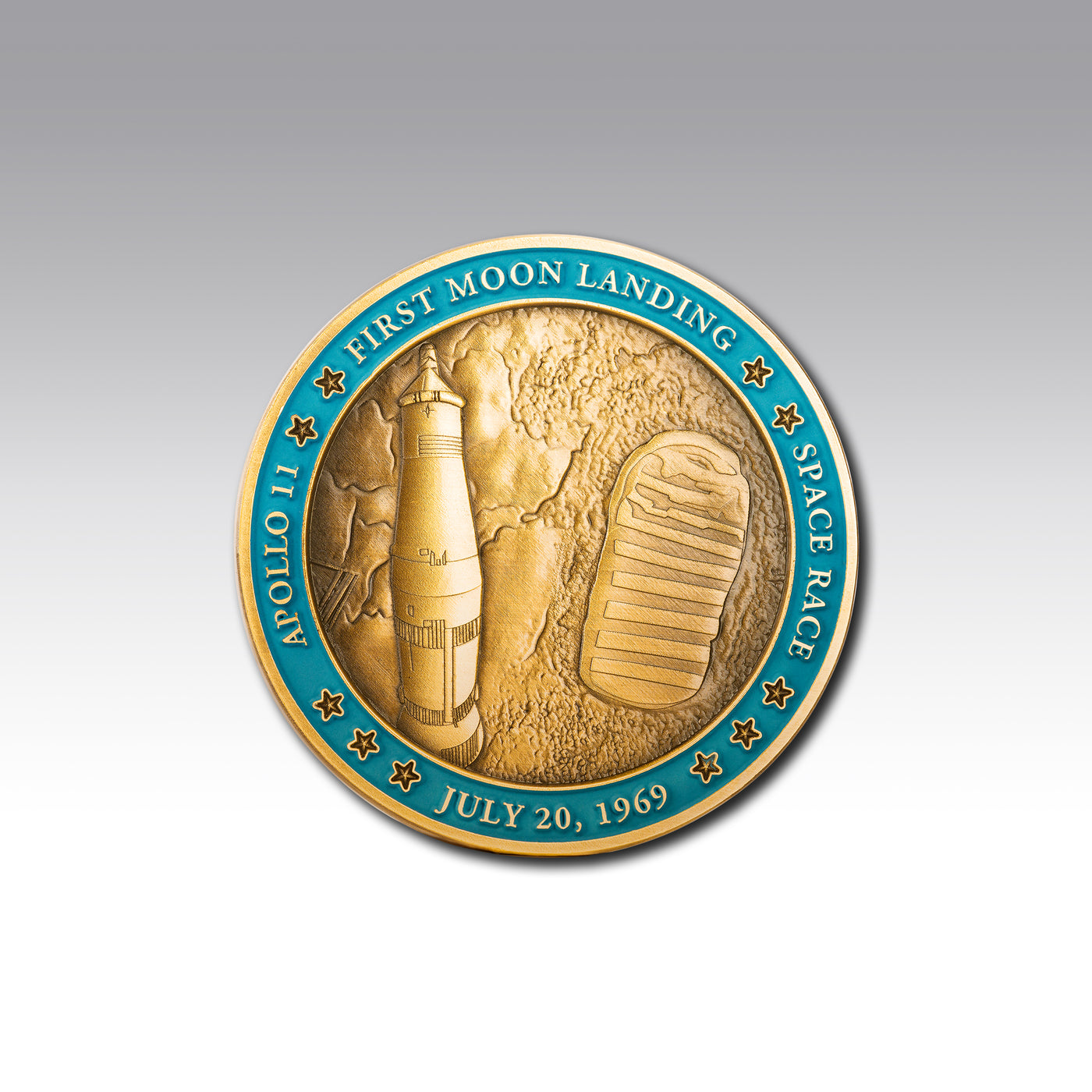 Apollo 11 Moon Landing Commemorative Coin