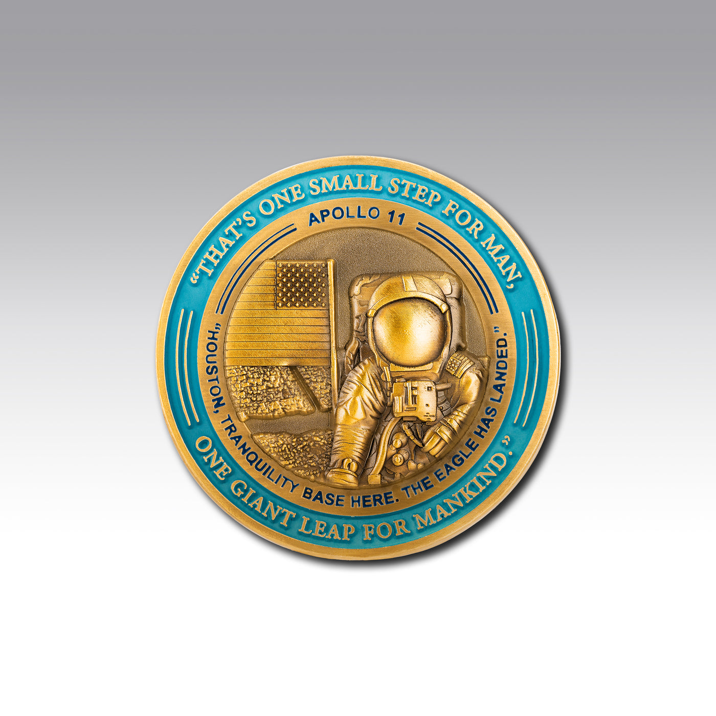 Apollo 11 Moon Landing Commemorative Coin